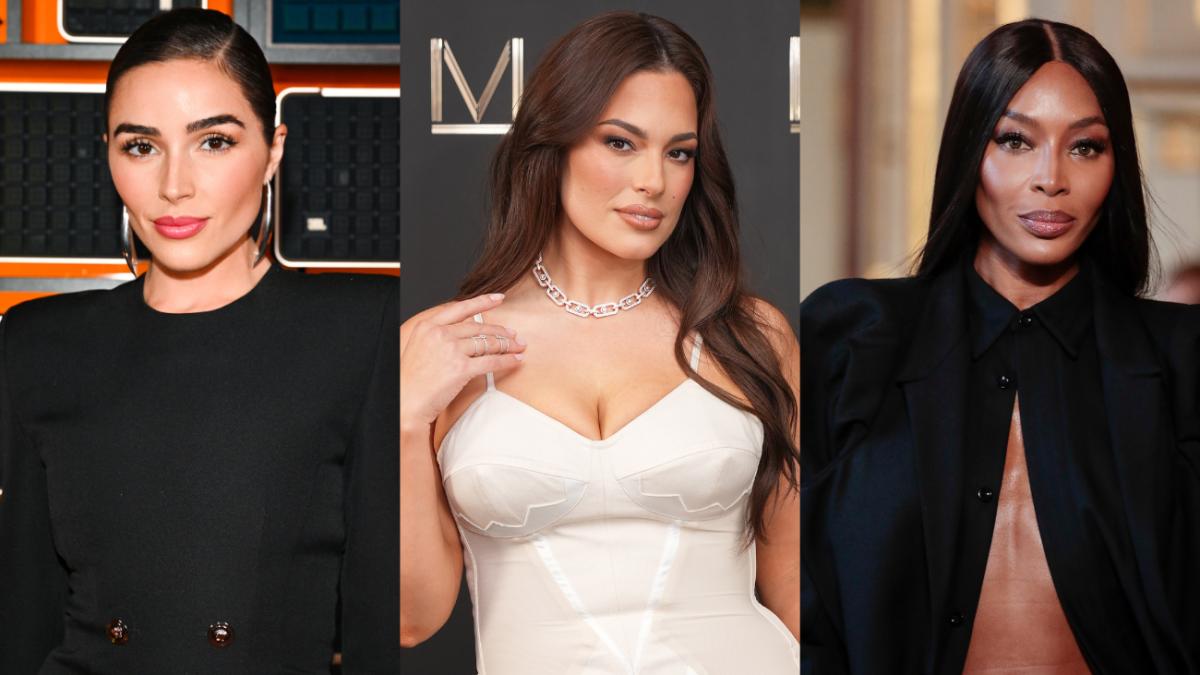 Olivia Culpo, Ashley Graham and Naomi Campbell
